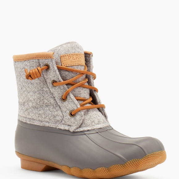 sperry embossed duck boots